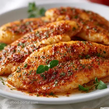 Air Fryer Tilapia No Breading (17 Min) Recipe Card