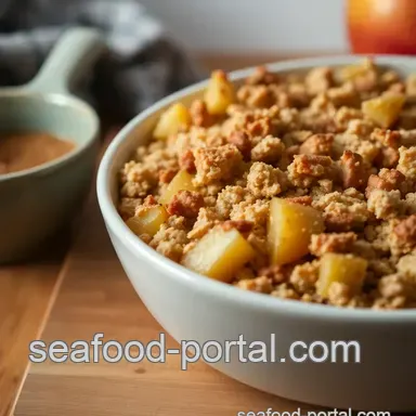 Apple Crumble Baked Oatmeal Recipe: Cozy & Easy! Recipe Card