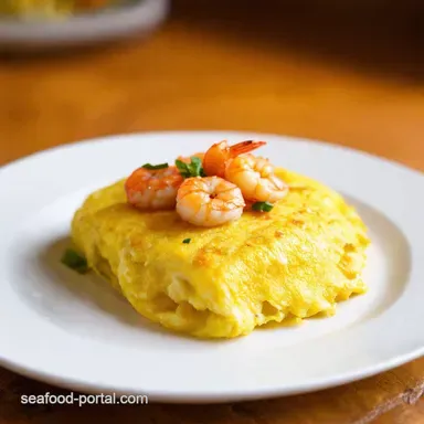Asian Shrimp Omelette Recipe Quick Easy Weeknight Dinner Recipe Card