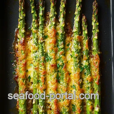 Baked Asparagus: Elevenses with Lemon & Parmesan Recipe Card