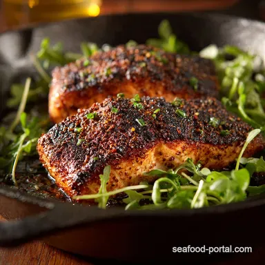 Blackened Salmon Recipe: Flawlessly Crusted in a Cast Iron Skillet