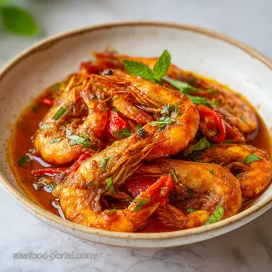 Prawn Creole Recipe for 4 Servings with Homemade Shell Stock