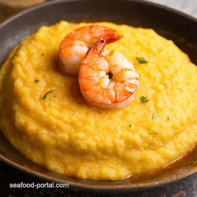 Authentic Southern Shrimp and Grits Lowcountry Delight Recipe Card