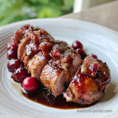 Bacon Wrapped Duck Breast: Crispy Bacon, Moist Duck, Oven Roasted