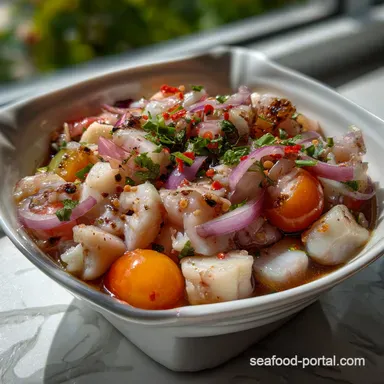 Bahamian Conch Salad: Zesty 15-Minute Island Recipe Recipe Card