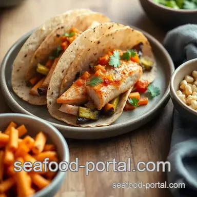Easy & Flavorful Bake Salmon Tacos with Roasted Veggies: A Family Favorite! Recipe Card