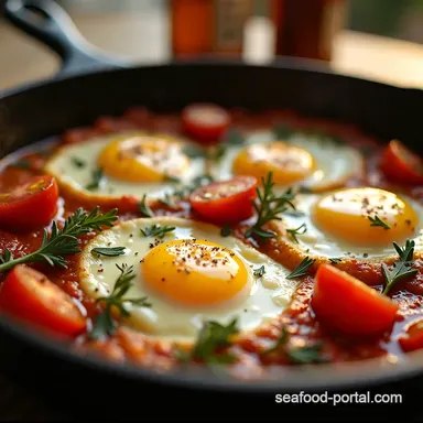 Easy Mediterranean Baked Feta Eggs Recipe Ready in 40 Mins Recipe Card