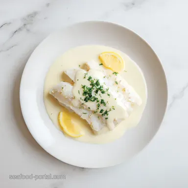 Baked Fish with Lemon Cream Sauce in 15m Recipe Card