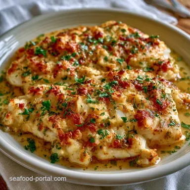 Baked Crab-Topped Flounder in 30 Minutes