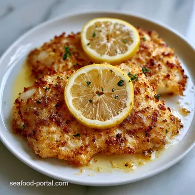 Baked Haddock with Lemon: Golden