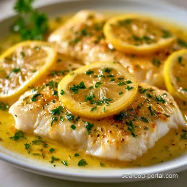 Baked Lemon Butter Haddock in 25 Minutes