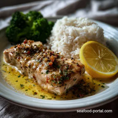 Baked Mahi Mahi Recipe: Lemon Garlic & Flaky Recipe Card