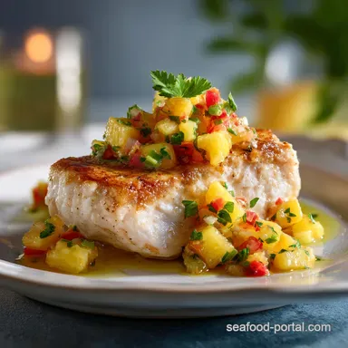 Baked Mahi Mahi with Pineapple Salsa Ready in 30 Min