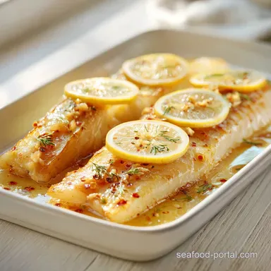 How to Bake Pollock Fish in 17 Minutes Recipe Card