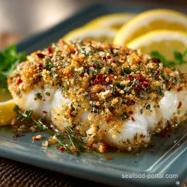 Baked Pollock Fish: Quick Lemon-Herb Crusted Weeknight Winner