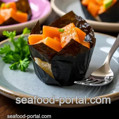 Baked Salmon Sushi Cups – Quick & Tasty Treat Recipe Card