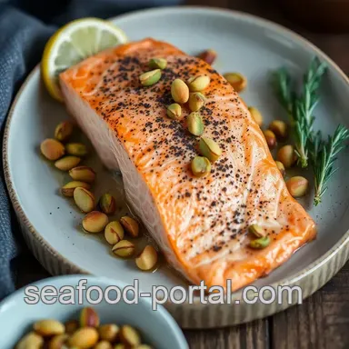 Easy & Juicy Baked Salmon with Crunchy Pistachios: My Fail-Proof Herb Glazed Method Recipe Card