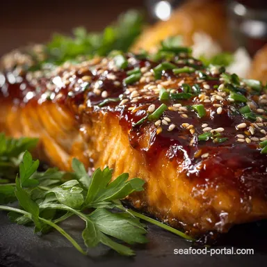 Baked Teriyaki Salmon Recipe Sticky Glaze Flaky Perfection Recipe Card