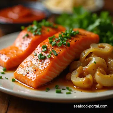 Bang Bang Salmon RecipeCoo Restaurant Flavour at Home Recipe Card