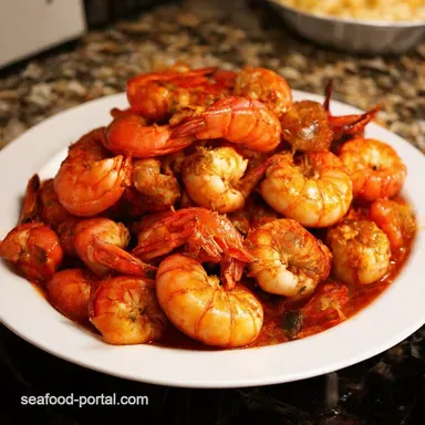 Bayou Blast Flavorful Cajun Garlic Seafood Boil Recipe Recipe Card