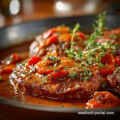 Swiss Steak The Best ForkTender Recipe with Rich Tomato Gravy Recipe Card