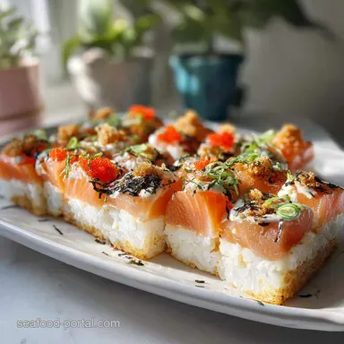 Sushi Bake Recipe: Crispy Baked Oven-Only in 30 Minutes Recipe Card