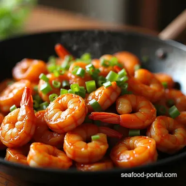 Authentic Kung Pao Shrimp Velvety Texture Quick Wok Cook Recipe Card