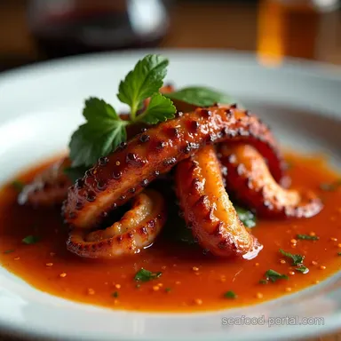 Braised Octopus with Smoky Romesco My SpanishInspired Secret Recipe Card
