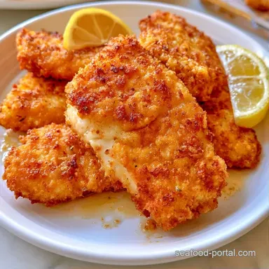Crispy Breaded Cod in Air Fryer Recipe Card