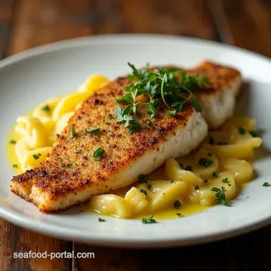 Brilliant Baked HerbCrusted Fish Taste of the Med