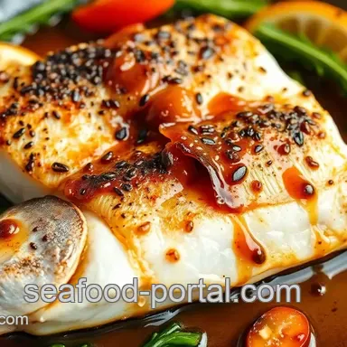 Broiled Sea Bass with Sweet Miso Glaze