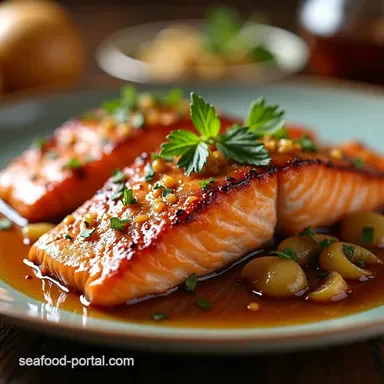 Salmon with Brown Sugar Garlic Quick Easy Glazed Recipe Recipe Card