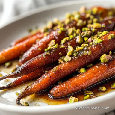 Baked Carrots with Brown Sugar Pistachios: Shatter-Crisp Pistachios Recipe Card