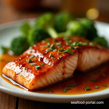 Brown Sugar Soy Glazed Salmon Your Weeknight Winner Recipe Card