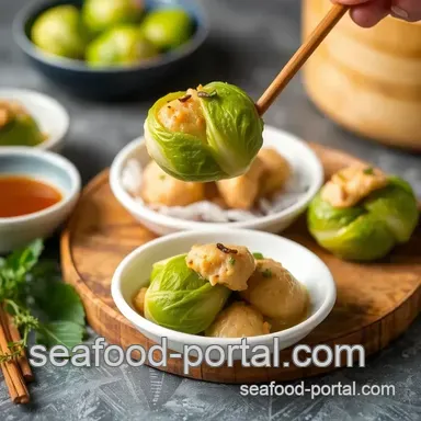 How to Make the Ultimate Steam Brussels Sprouts Chicken Siomay Delight Recipe Card