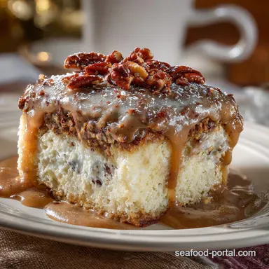 Butter Pecan Praline Poke Cake: Decadent Southern Praline Sauce Recipe