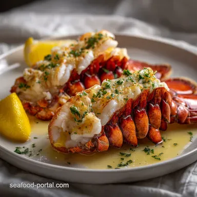 Butter Poached Lobster Made Easy: Velvety Tender Seafood Recipe Card