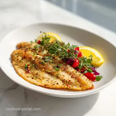 Lemon Pepper Tilapia Fish Recipe in 12 Minutes Recipe Card