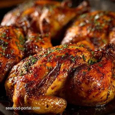 Cajun Cornish Hens UltraCrispy Skin Spicy Soul Dry Brine Recipe Card