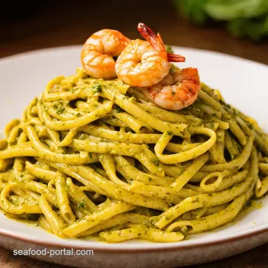 Cajun Pesto Pasta A Weeknight Shrimp Tuna Fiesta Recipe Card