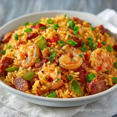 Cajun Shrimp Rice: One-Pot Recipe Card