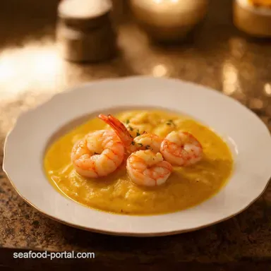 Calvados Cream Shrimp Recipe: Dinner Party Ready! Recipe Card