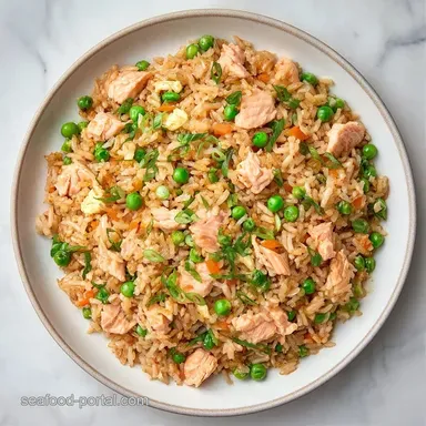 Salmon Fried Rice in 15 Minutes: Golden Recipe Card