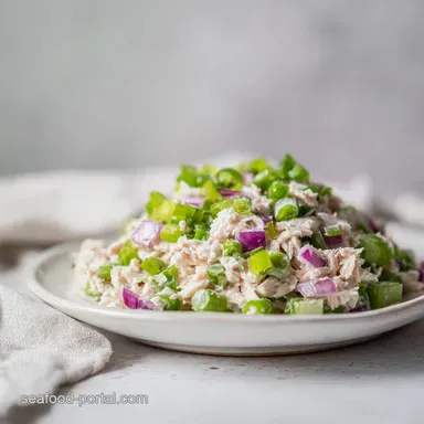 Recipe with Canned Tuna Salad in 10 Min Recipe Card