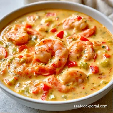 Carolina Shrimp Soup for 4 Servings Recipe Card