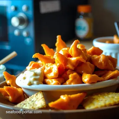 Easy Crab Rangoon Dip Recipe Creamy Cheesy Party Appetizer Recipe Card