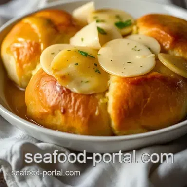 Deliciously Cheesy Stock-Soaked Rolls: A Cozy Comfort Dish Recipe Card
