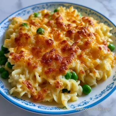 35-Minute Tuna Noodle Casserole Recipe Card