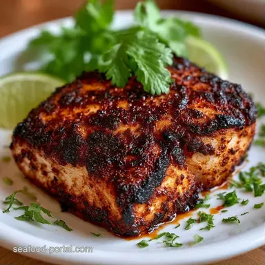 Chili Seasoned Grilled Mahi Mahi for 4 Recipe Card