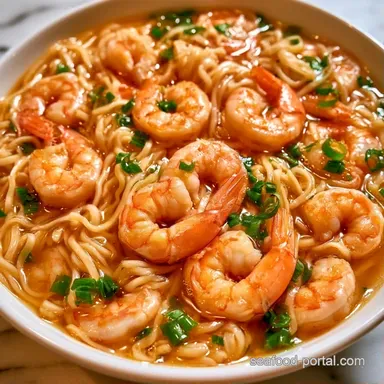 Chinese Shrimp Noodle Soup in 30 Minutes Recipe Card